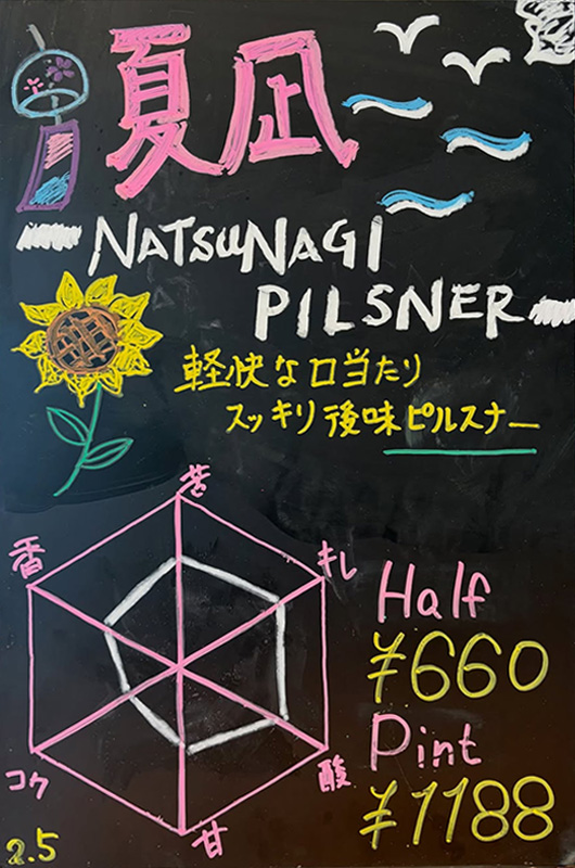 T.T BREWERY（ティーティーブルワリー）の夏凪ピルスナーのイメージ画像
